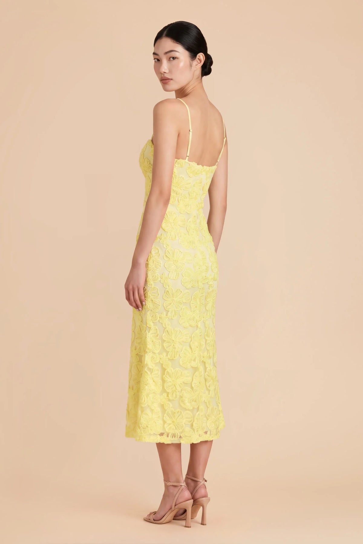 Lisette Light Yellow alternate view 2 bridesmaid dress