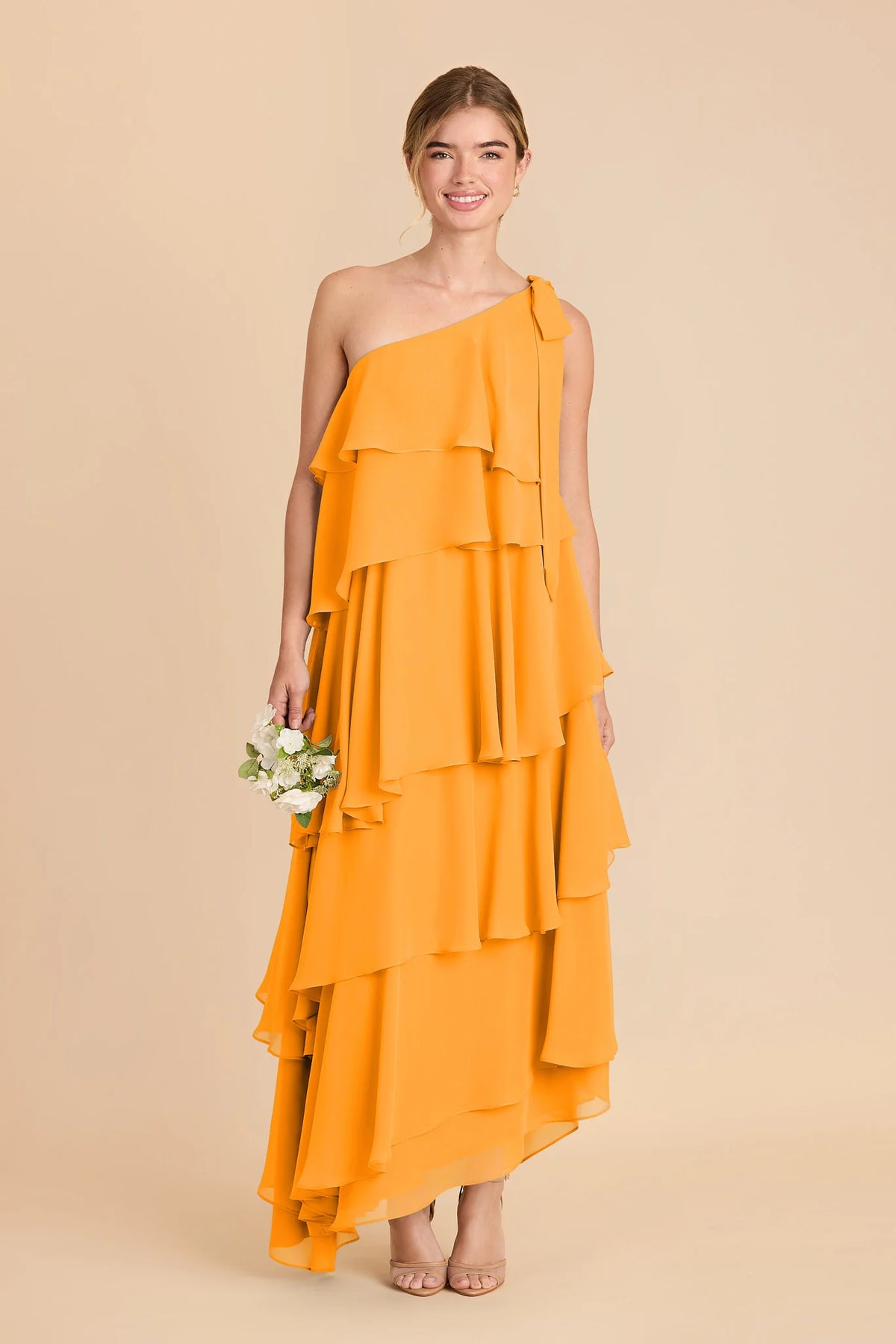 Marisol Mango front view bridesmaid dress