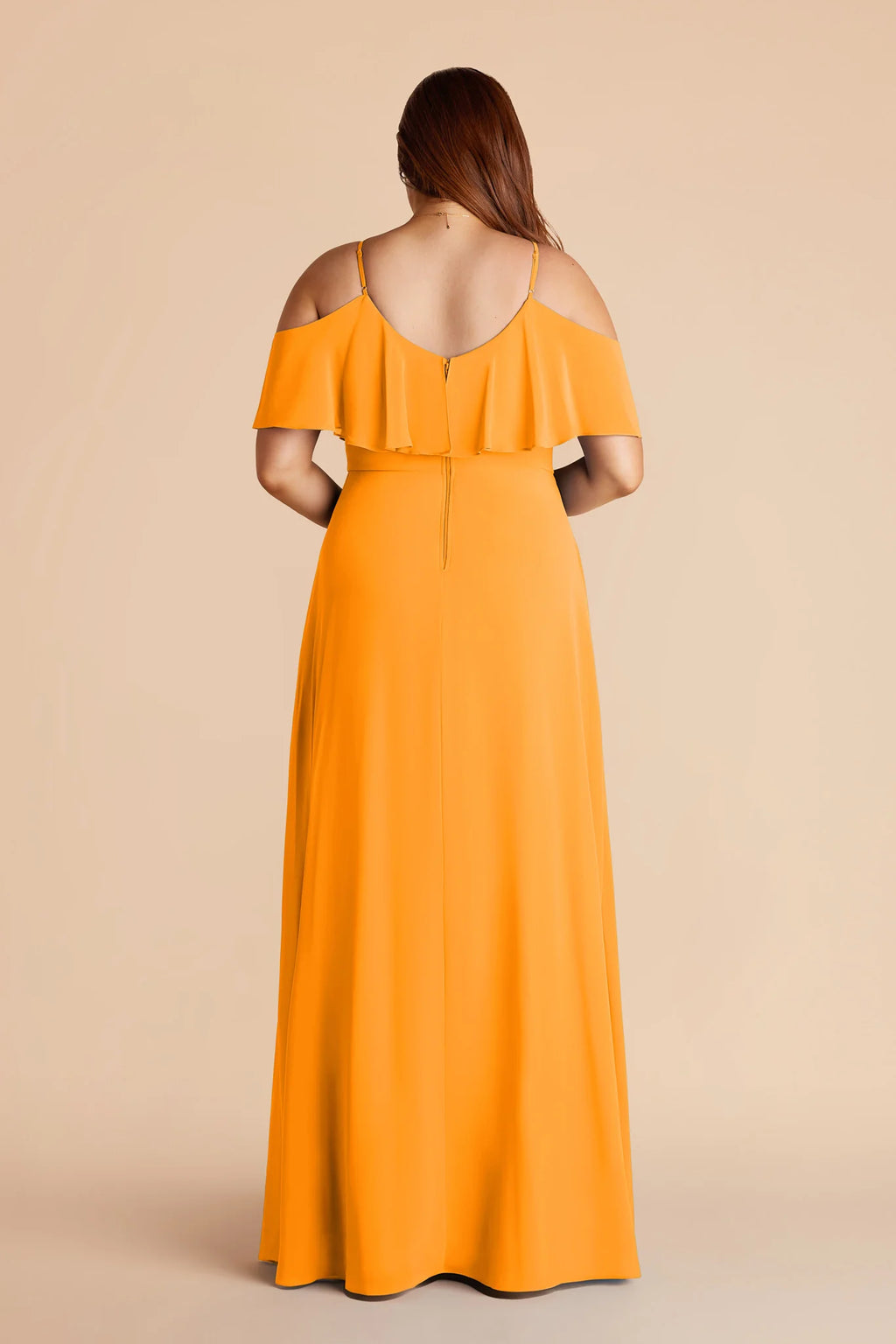 Genevieve Mango back view bridesmaid dress