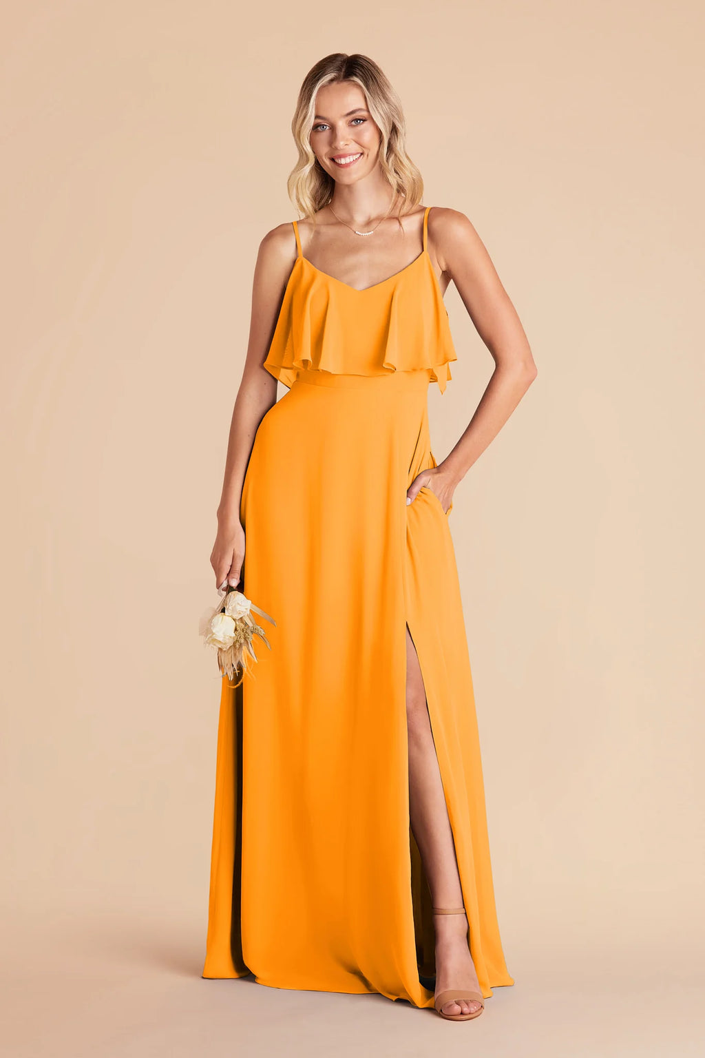 Genevieve Mango alternate view 2 bridesmaid dress