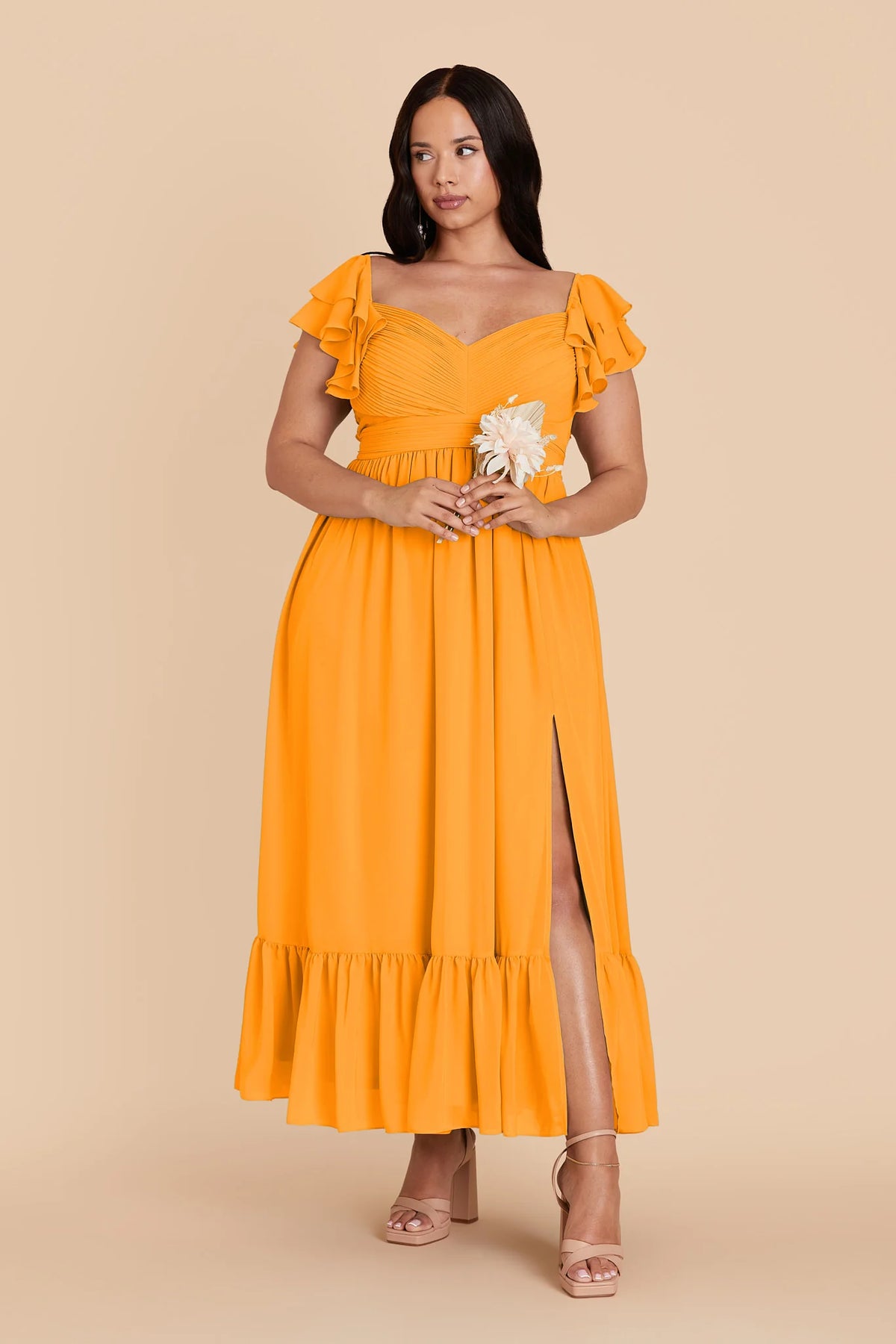 Talia Mango back view bridesmaid dress