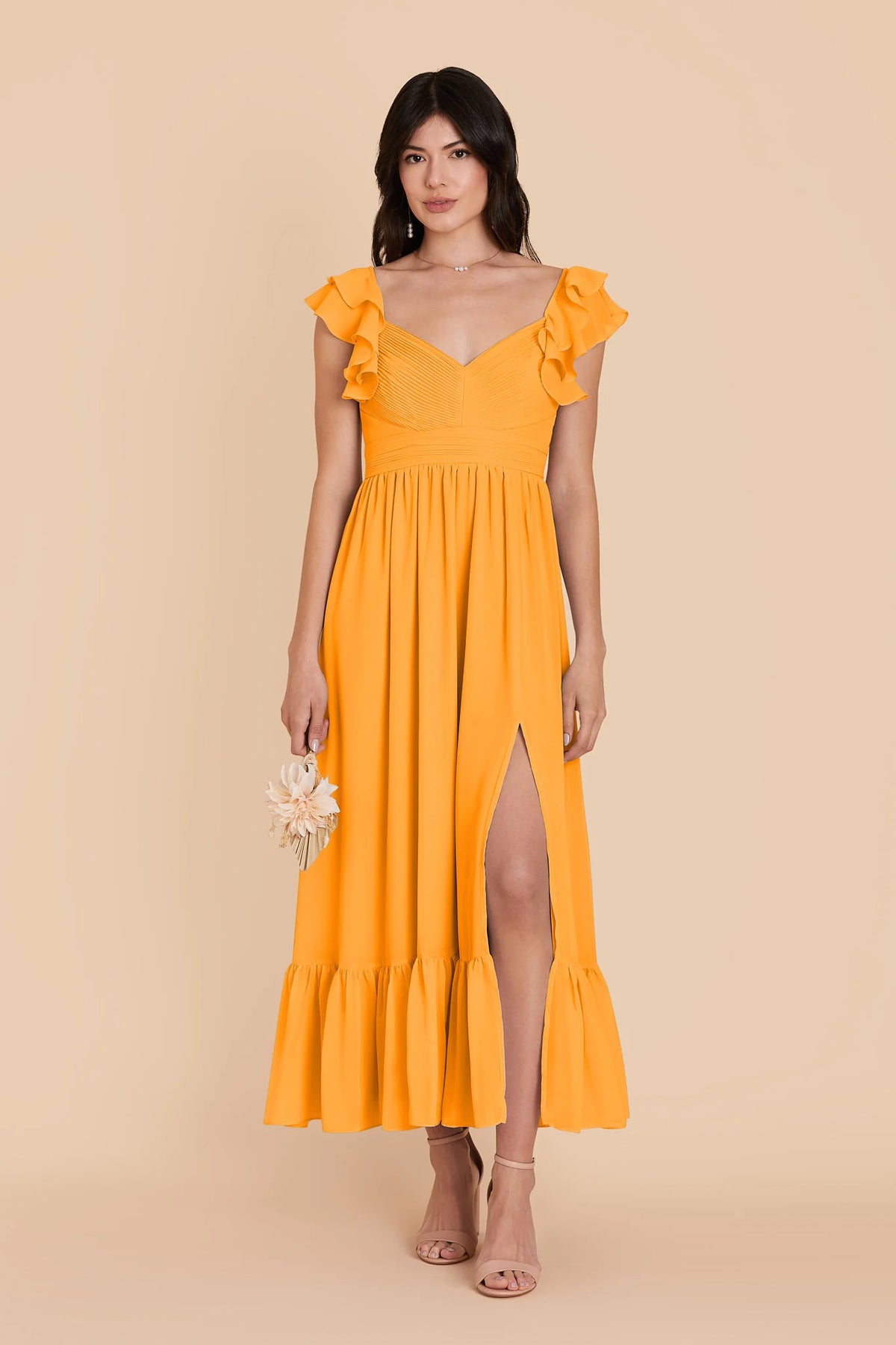 Talia Mango front view bridesmaid dress