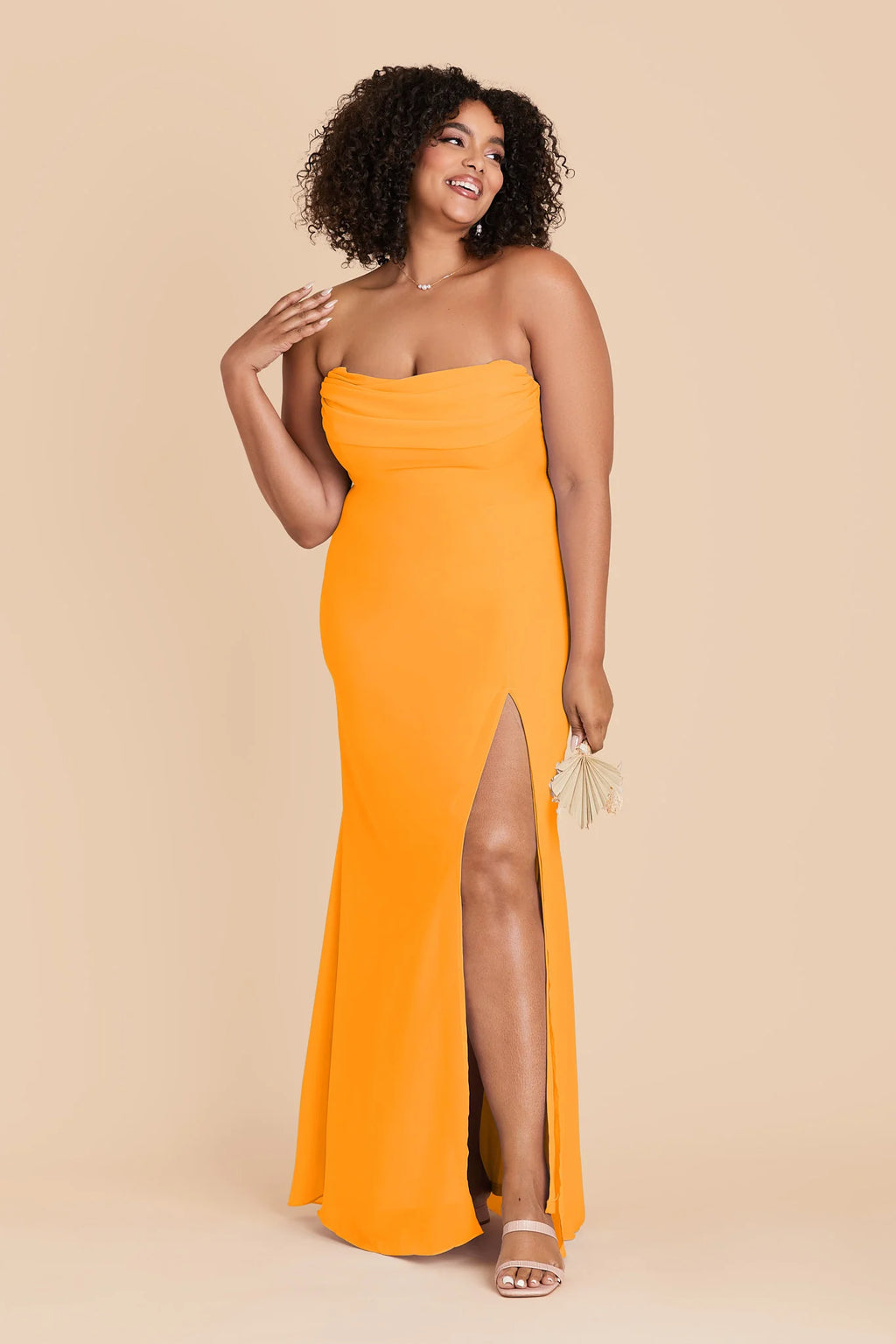 Odessa Mango alternate view 2 bridesmaid dress
