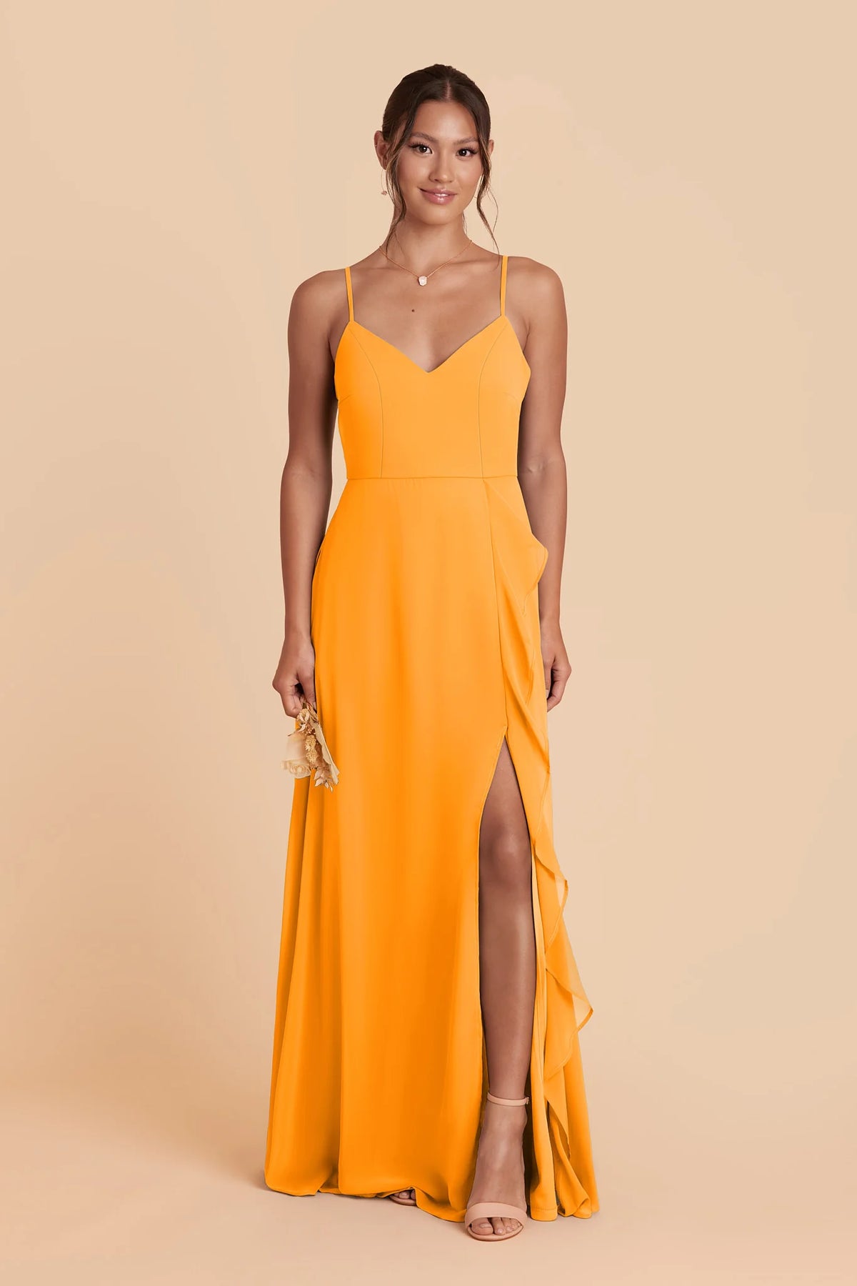 Margot Mango front view bridesmaid dress