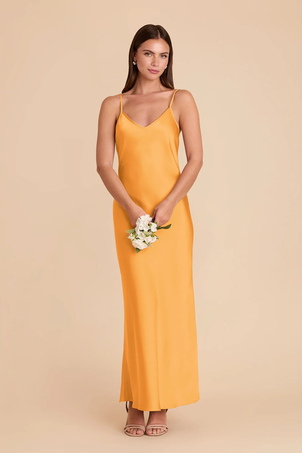 Amara Mango alternate view 2 bridesmaid dress