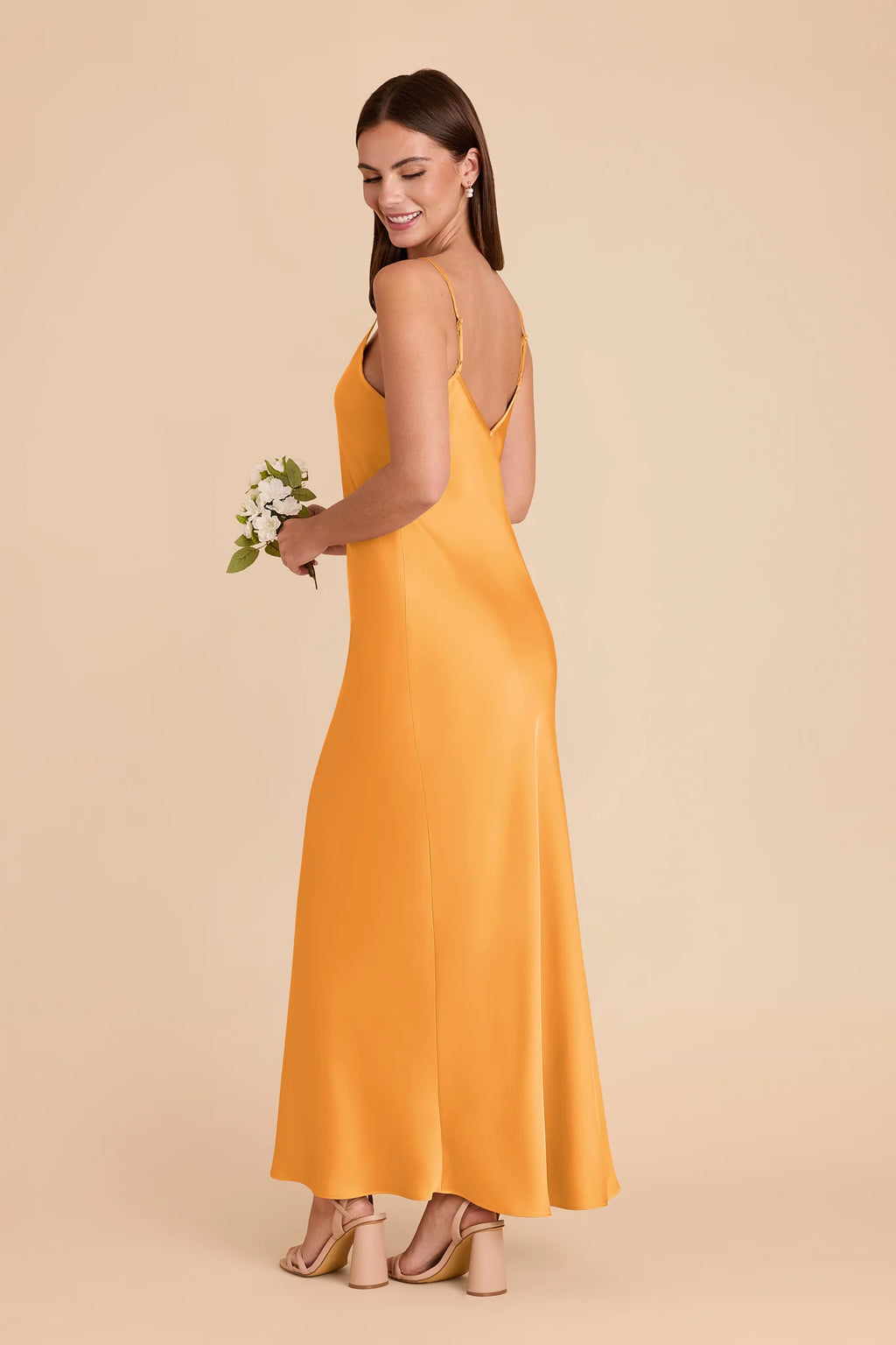 Amara Mango alternate view 3 bridesmaid dress