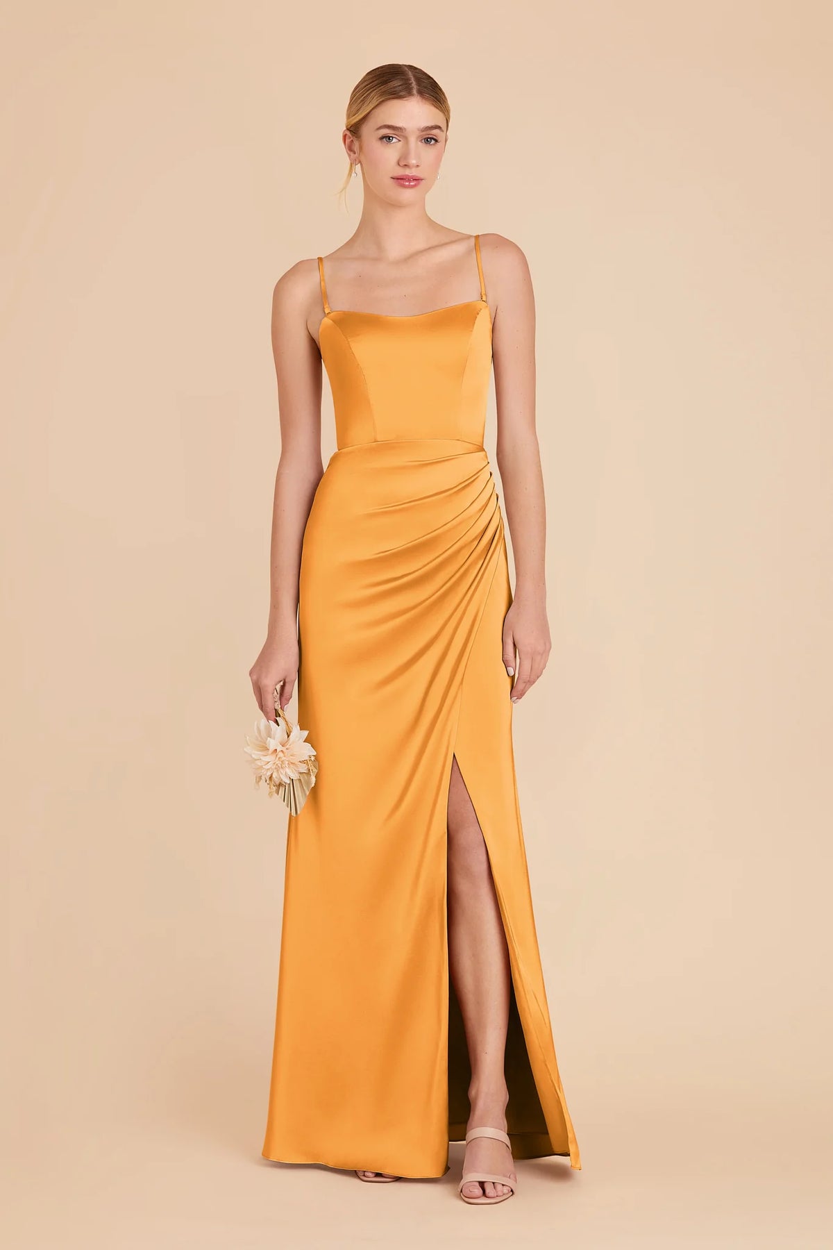 Lucienne Mango front view bridesmaid dress
