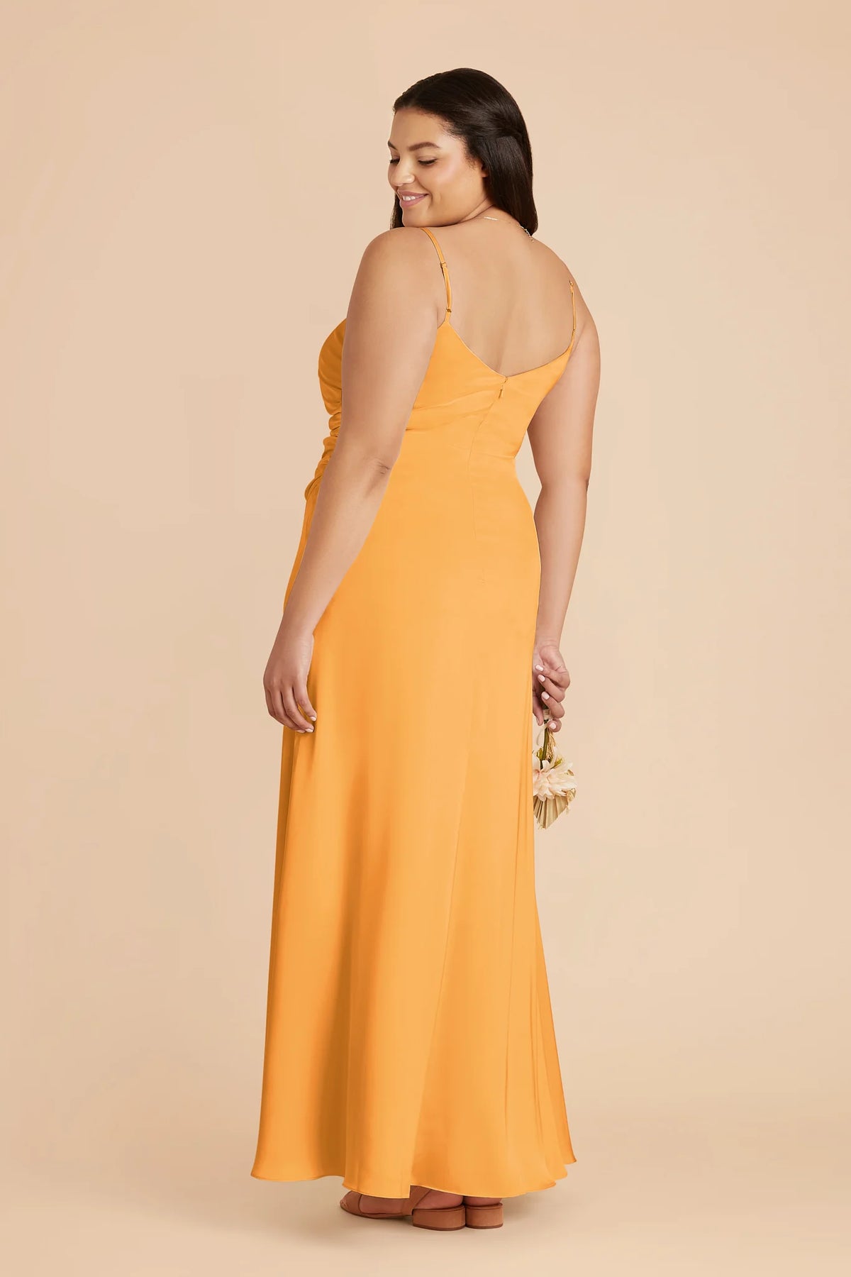 Elara Mango back view bridesmaid dress