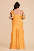Thalia Mango back view bridesmaid dress