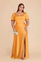 Selene Mango alternate view 1 bridesmaid dress