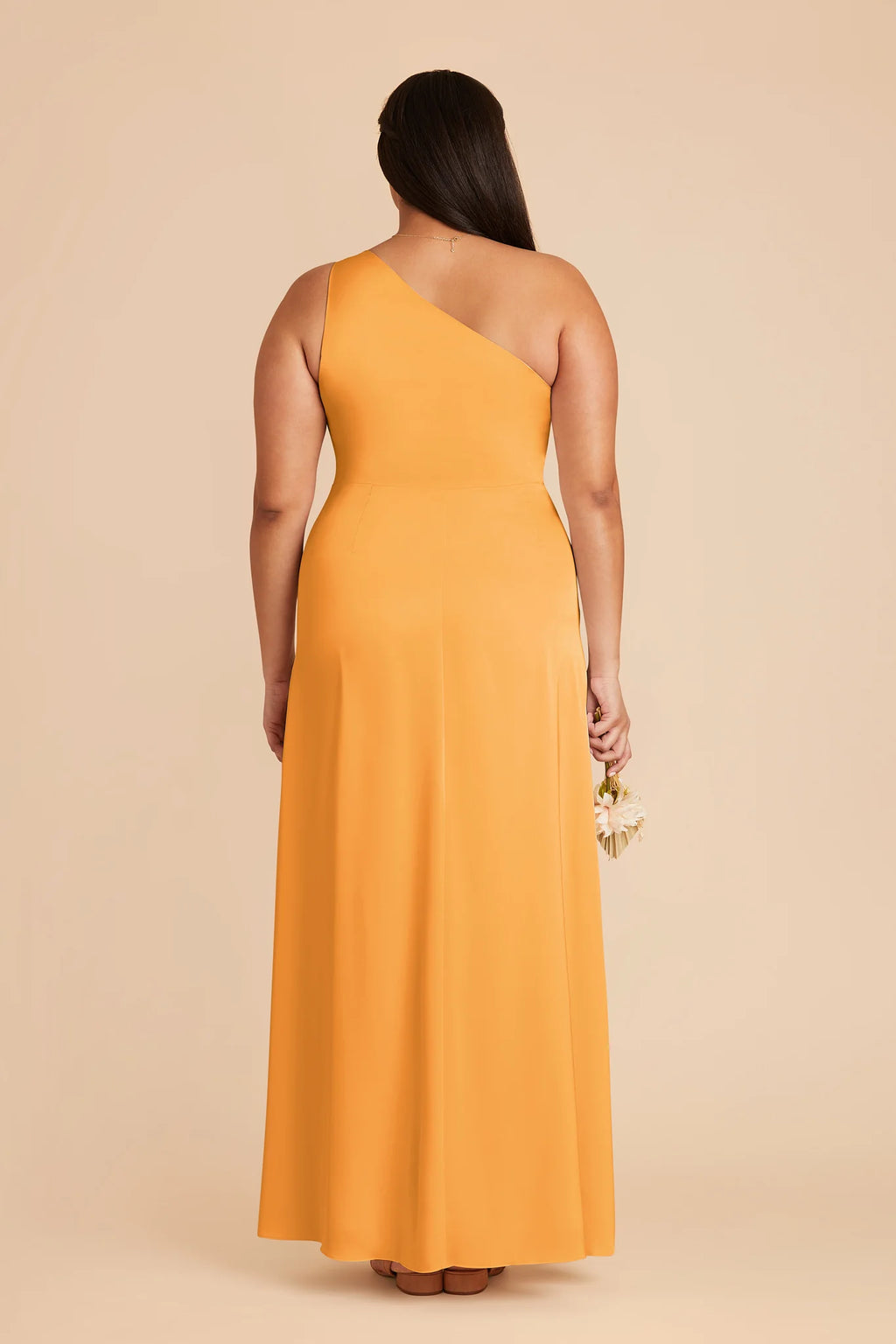 Briar Mango back view bridesmaid dress