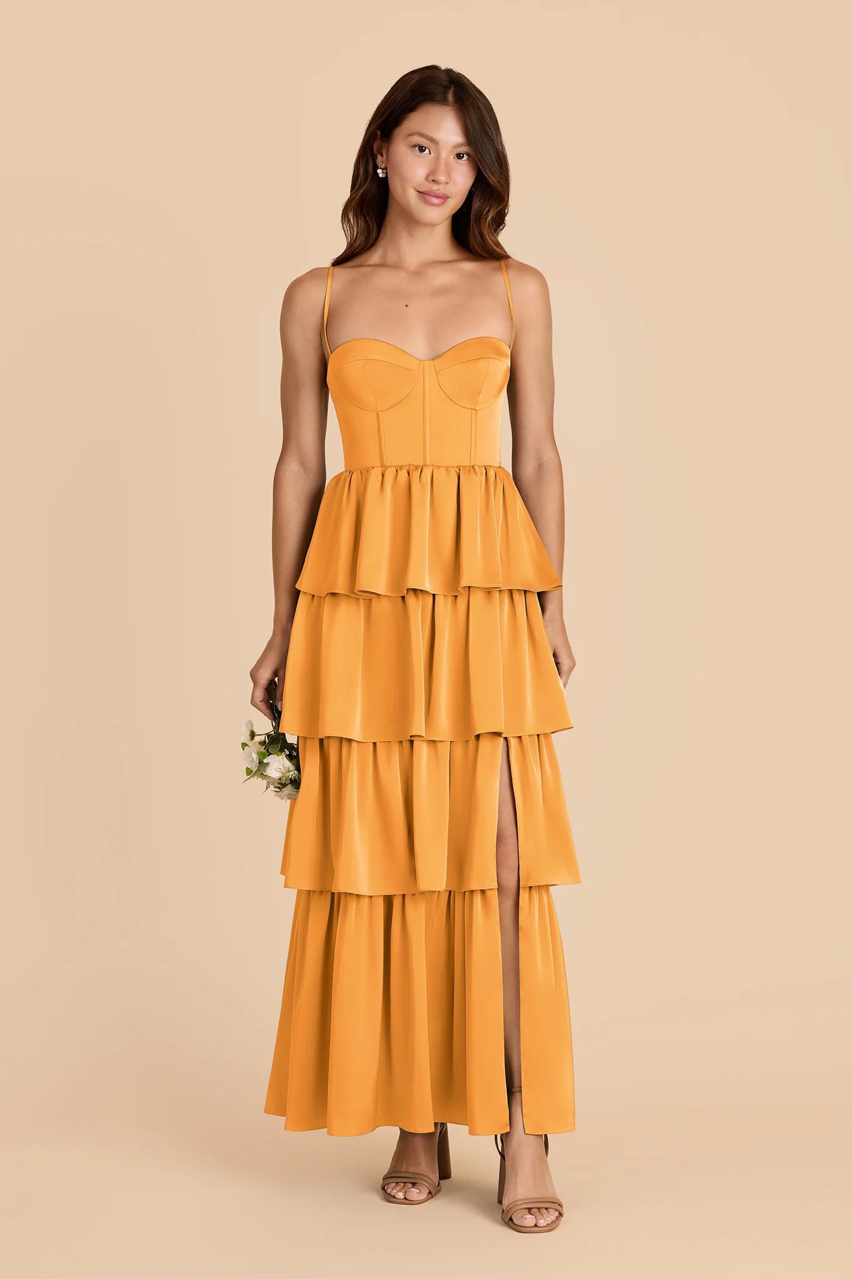 Calista Mango front view bridesmaid dress