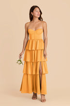 Calista Mango alternate view 1 bridesmaid dress