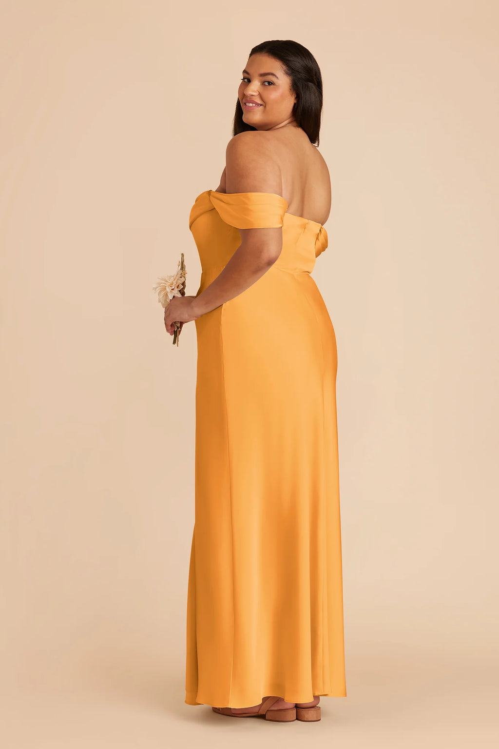 Corinne Mango back view bridesmaid dress