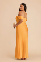 Corinne Mango back view bridesmaid dress