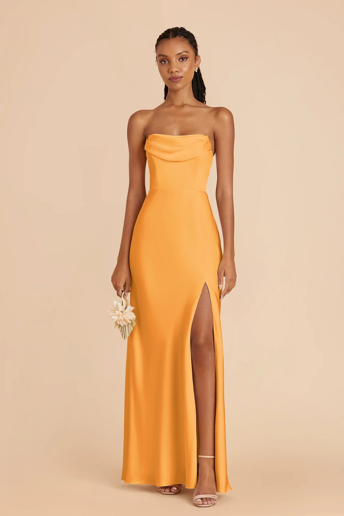 Corinne Mango front view bridesmaid dress
