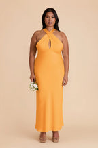 Seraphine Mango alternate view 1 bridesmaid dress