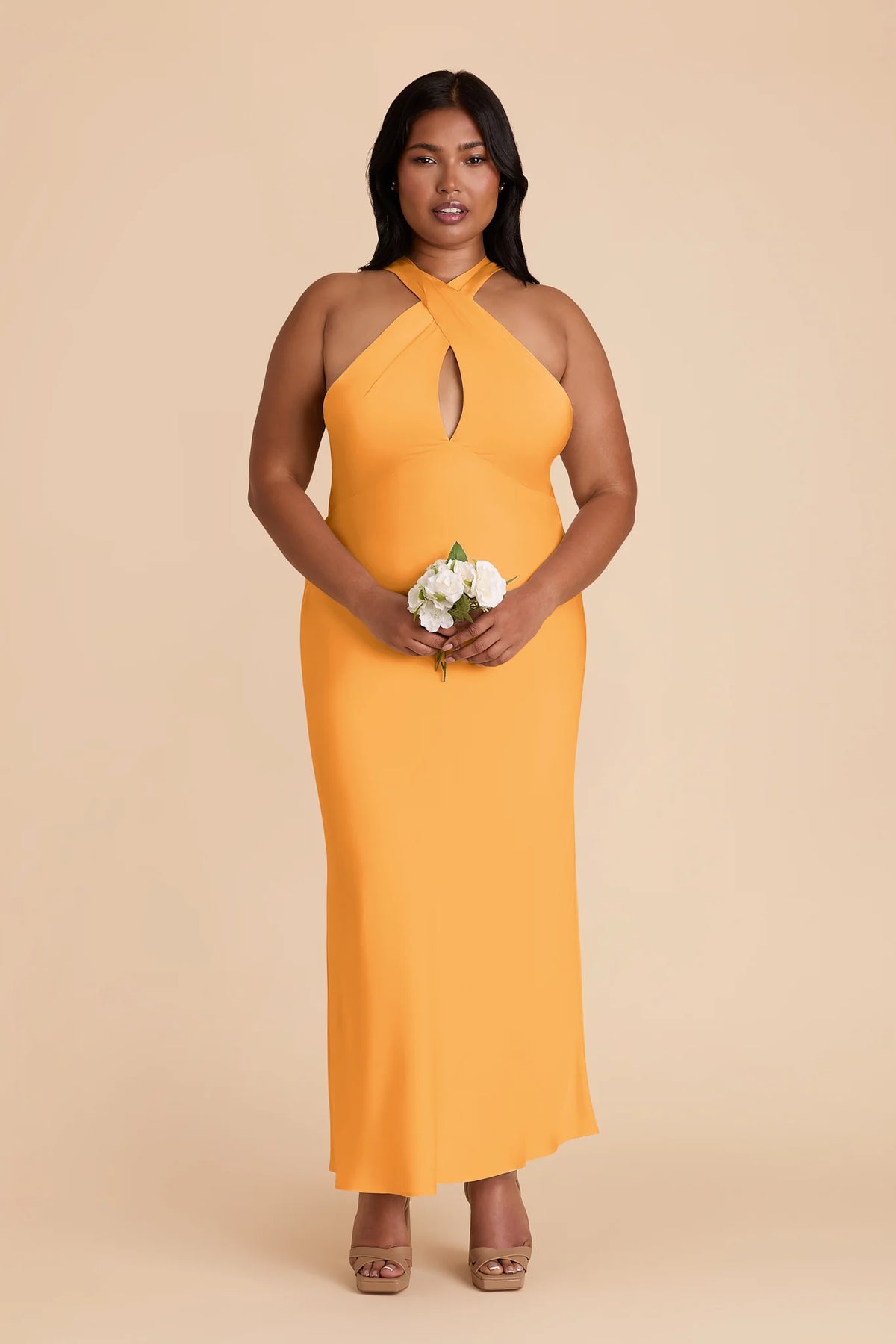 Seraphine Mango alternate view 5 bridesmaid dress
