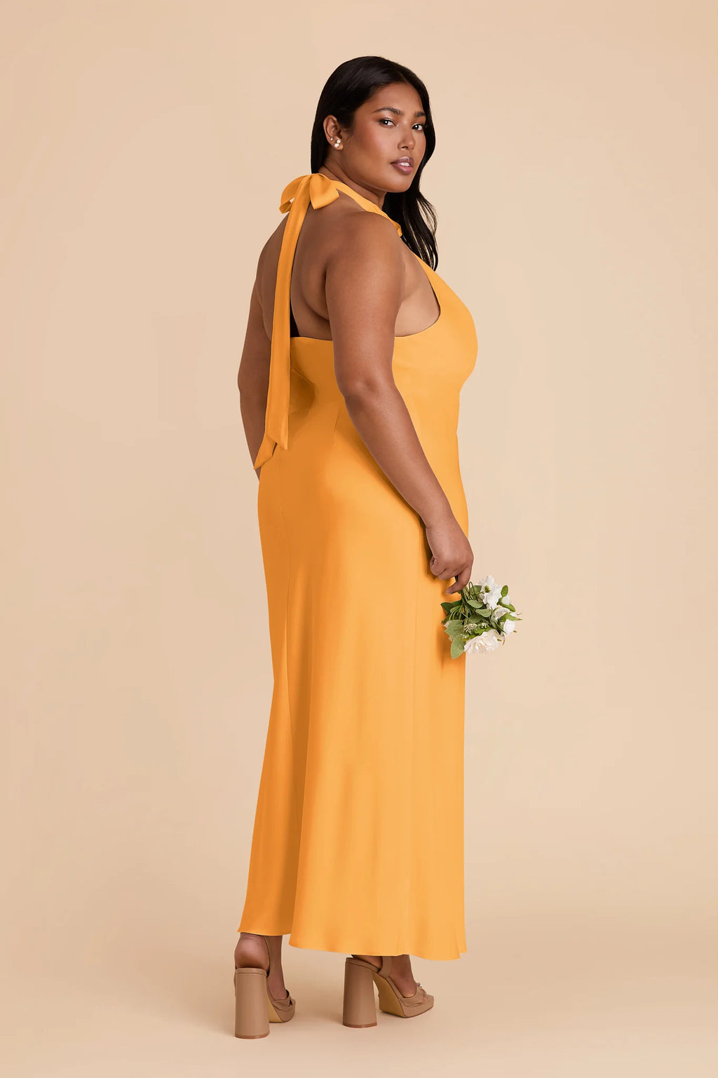 Seraphine Mango alternate view 6 bridesmaid dress