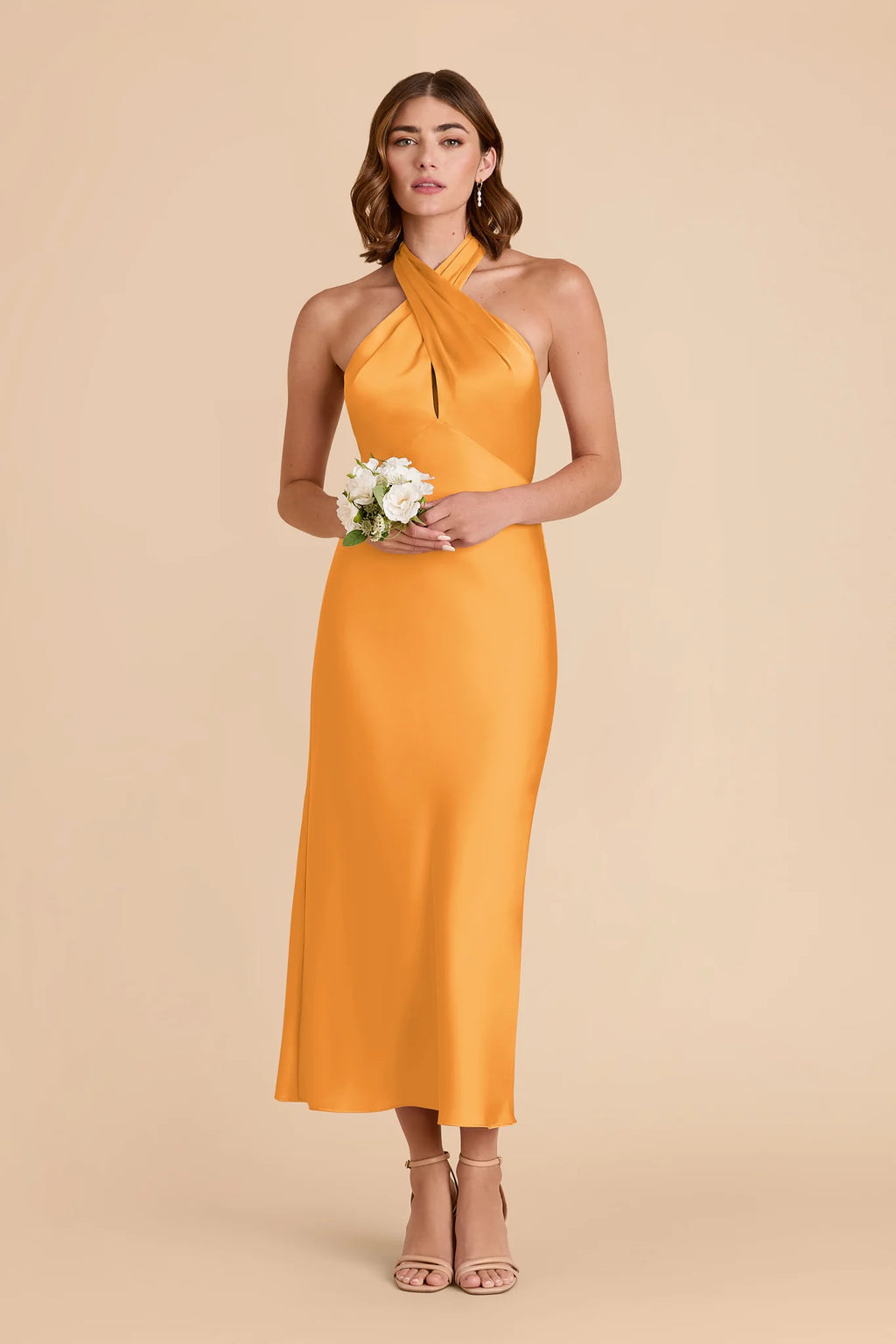 Seraphine Mango alternate view 2 bridesmaid dress