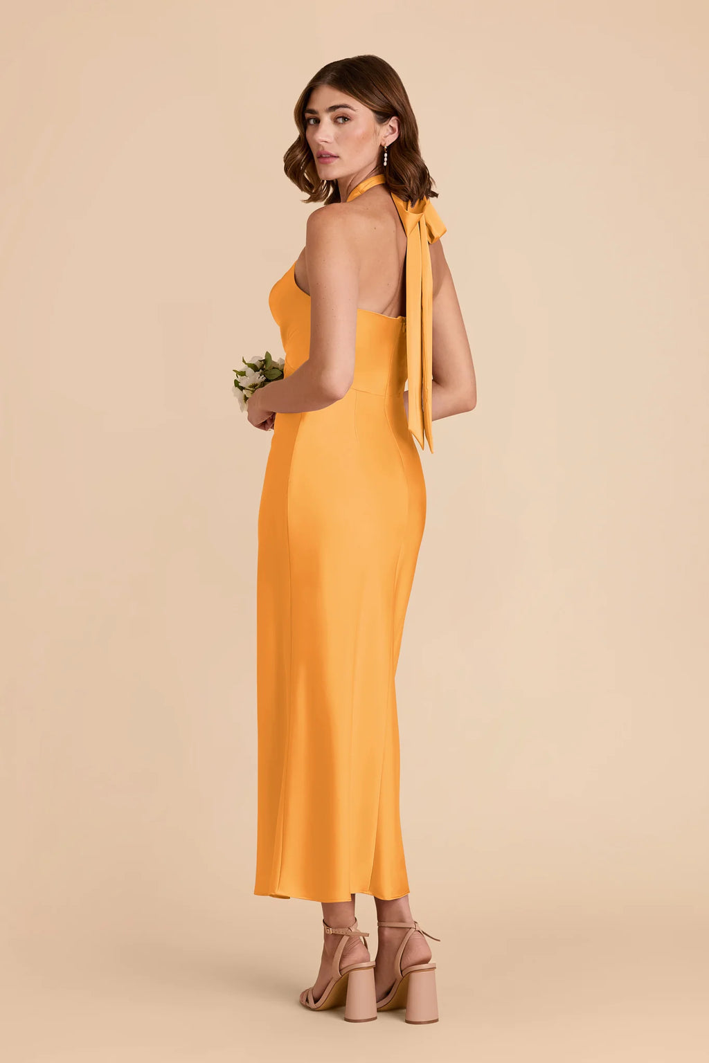 Seraphine Mango alternate view 3 bridesmaid dress