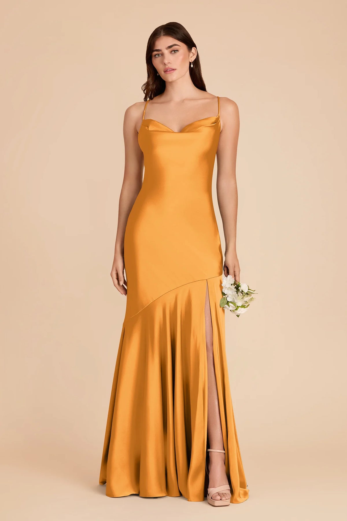 Estelle Mango front view bridesmaid dress