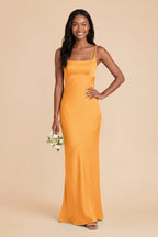 Noelle Mango front view bridesmaid dress