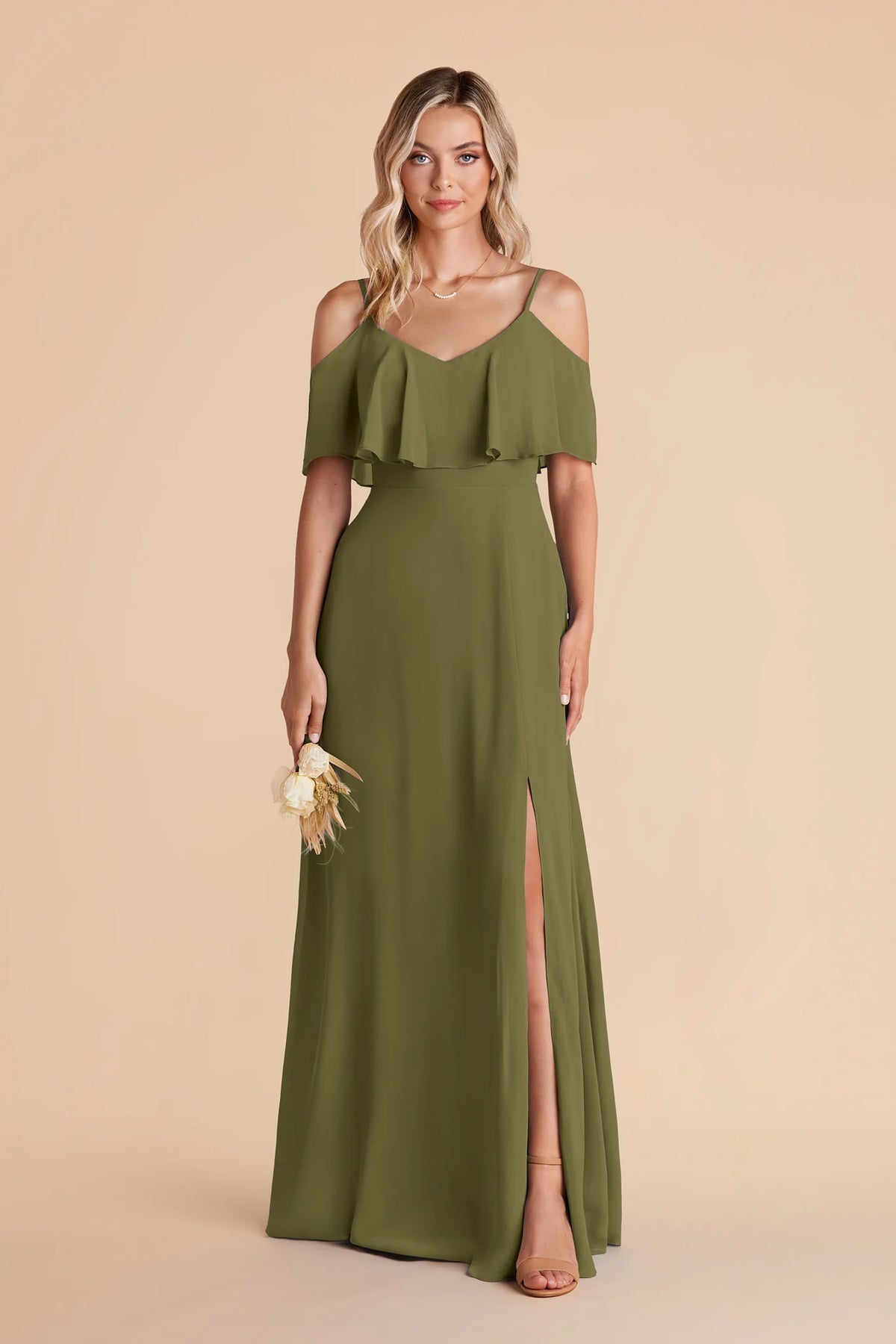 Genevieve Martini front view bridesmaid dress
