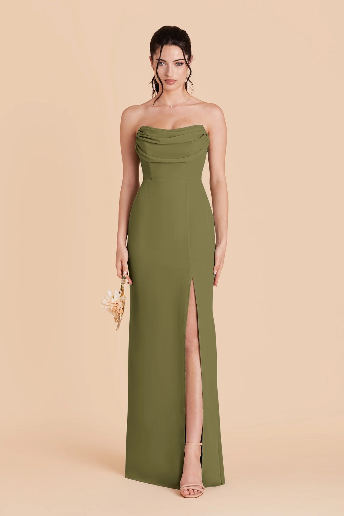 Odessa Martini front view bridesmaid dress
