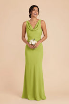 Odette Matcha alternate view 1 bridesmaid dress