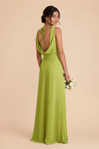 Odette Matcha alternate view 2 bridesmaid dress