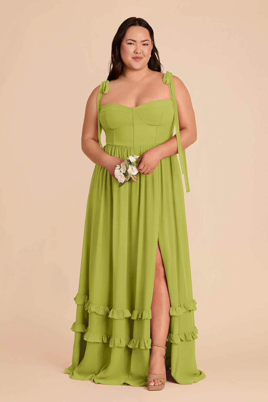 Daphne Matcha alternate view 1 bridesmaid dress