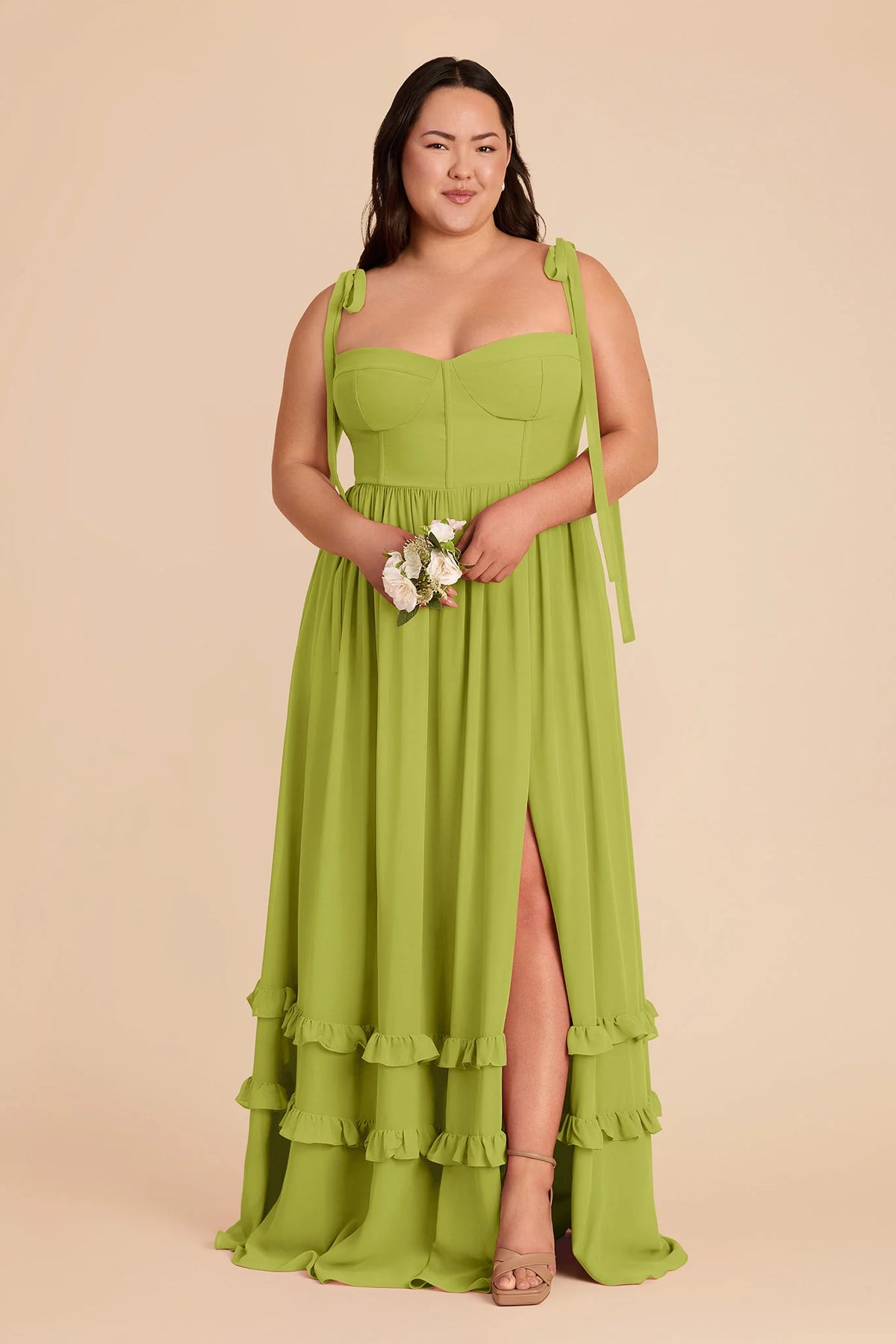 Daphne Matcha alternate view 1 bridesmaid dress