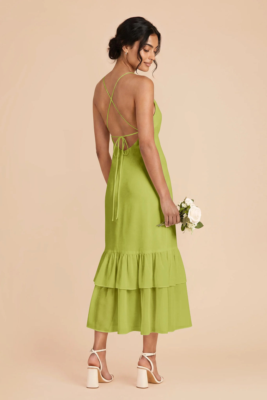 Liora Matcha alternate view 2 bridesmaid dress