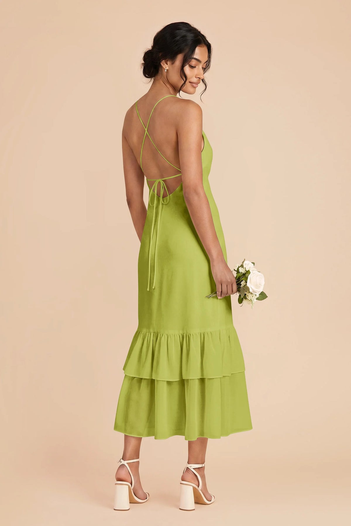 Liora Matcha alternate view 2 bridesmaid dress
