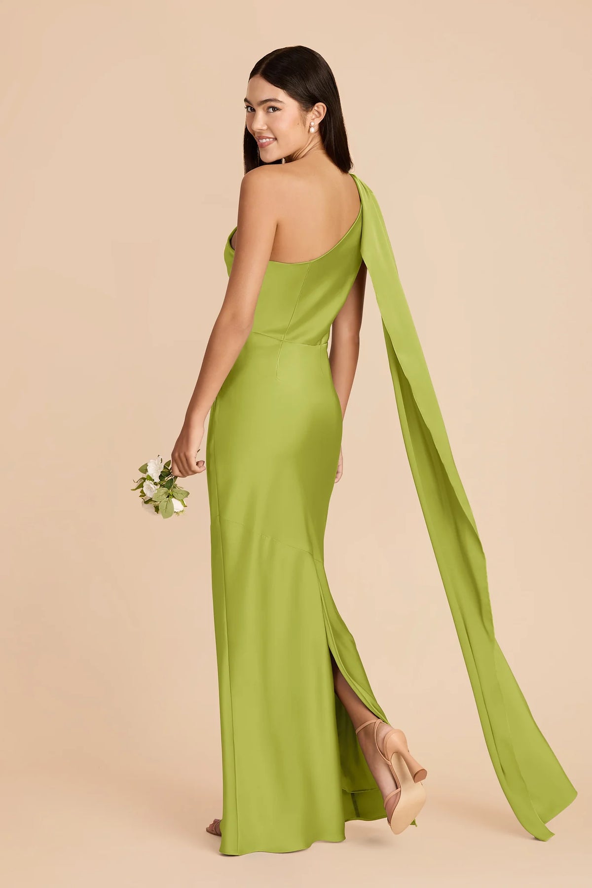 Ariadne Matcha alternate view 3 bridesmaid dress