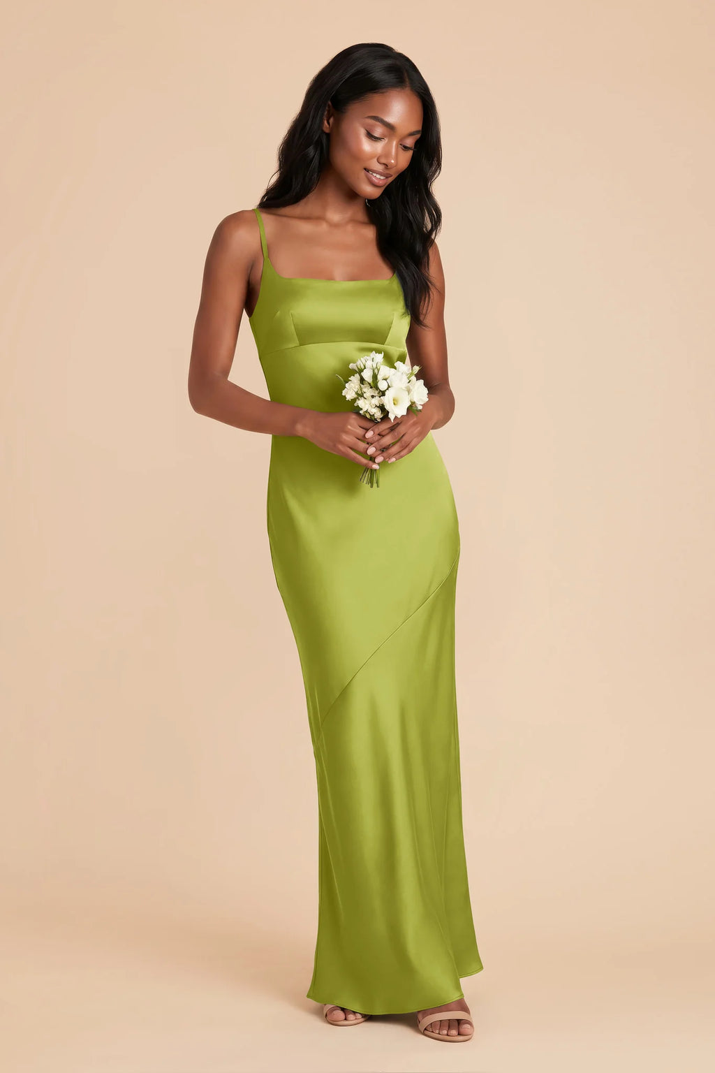 Noelle Matcha alternate view 1 bridesmaid dress