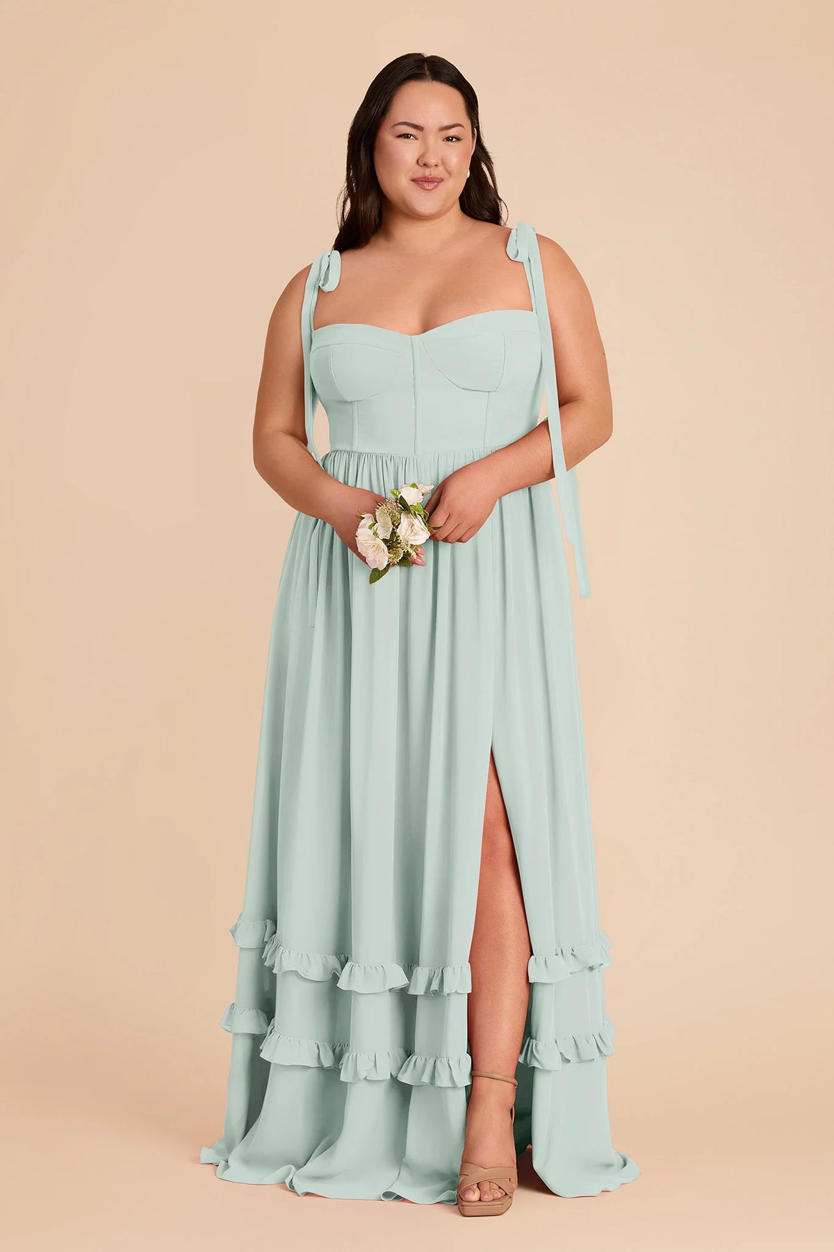 Daphne Mint alternate view 1 bridesmaid dress
