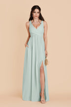 Annelise Mint alternate view 2 bridesmaid dress