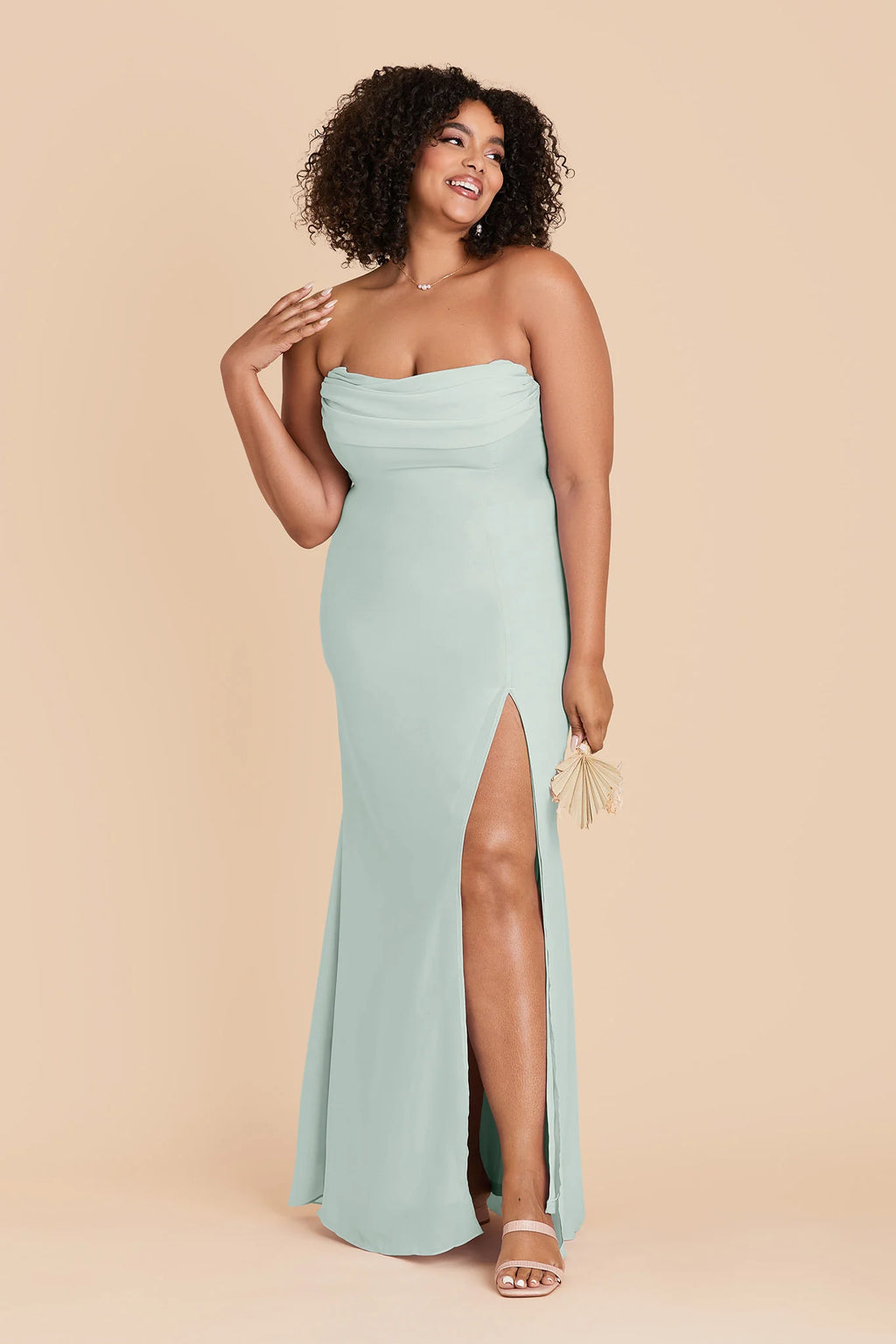 Odessa Mint alternate view 6 bridesmaid dress