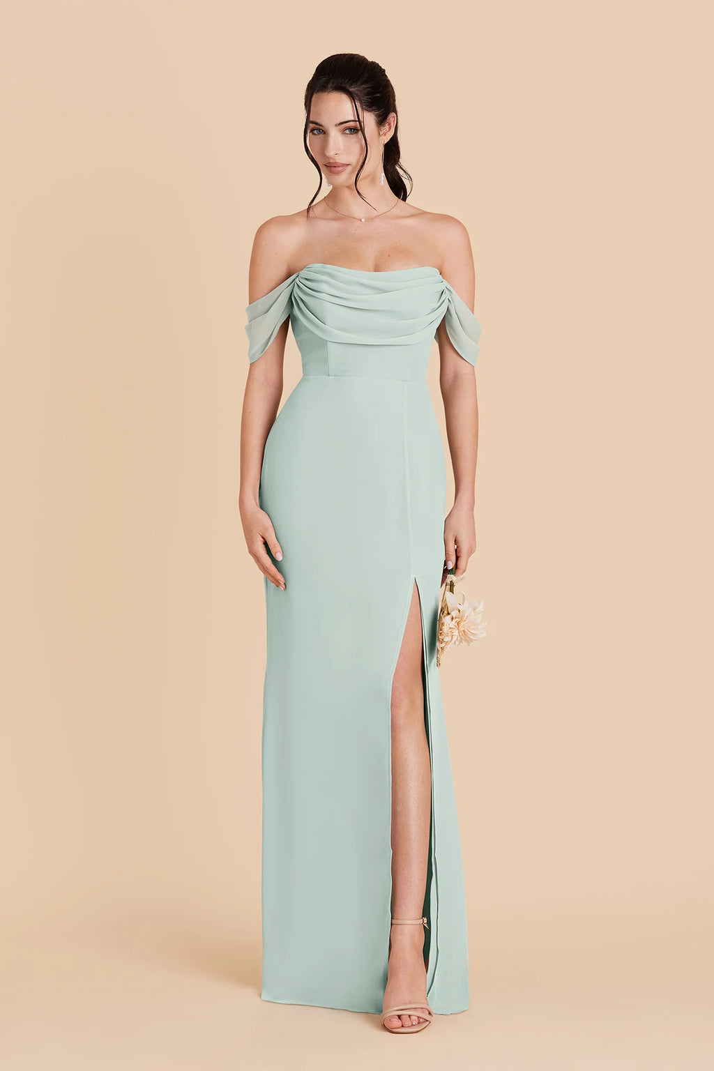 Odessa Mint alternate view 4 bridesmaid dress
