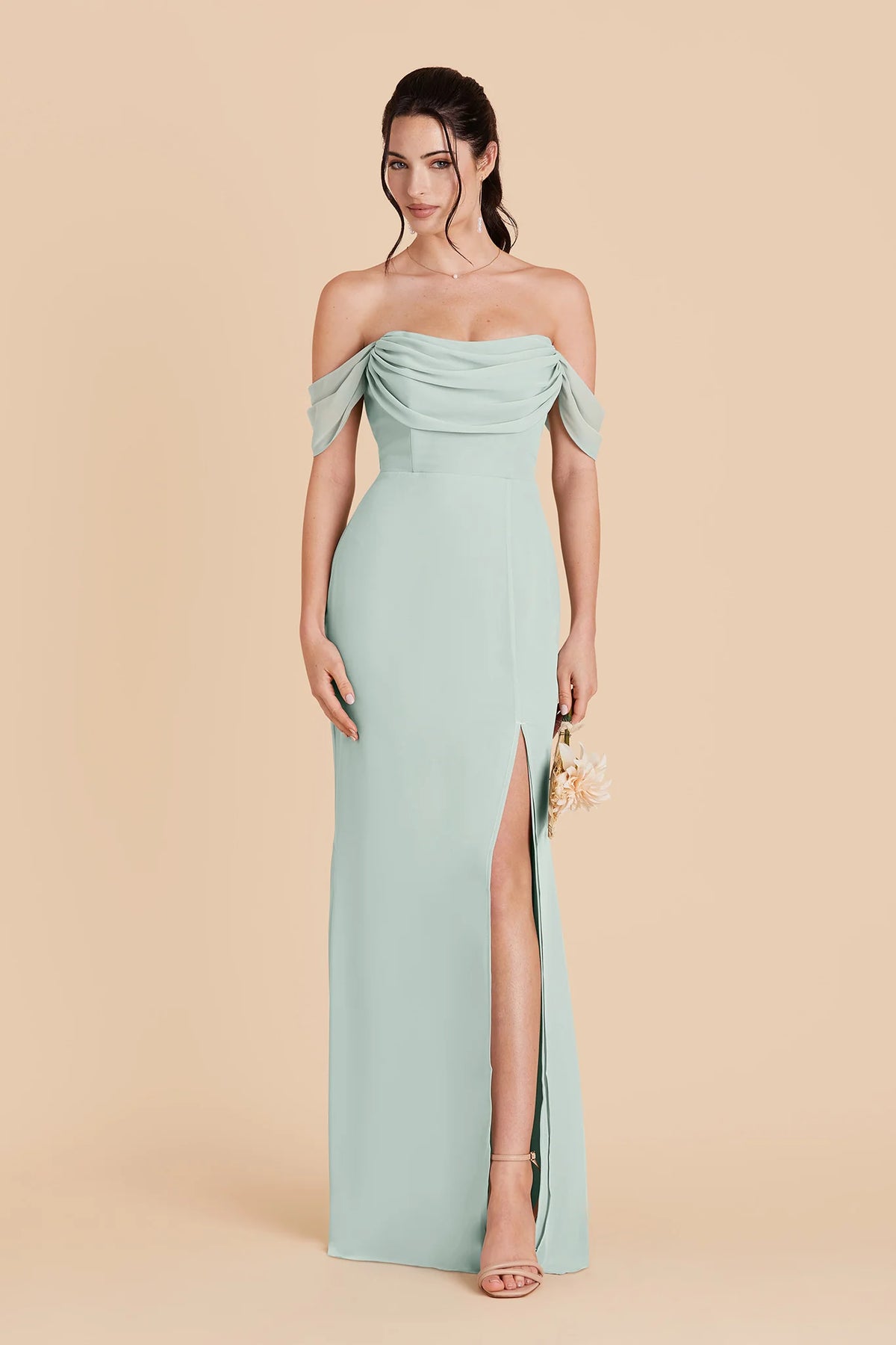 Odessa Mint alternate view 4 bridesmaid dress