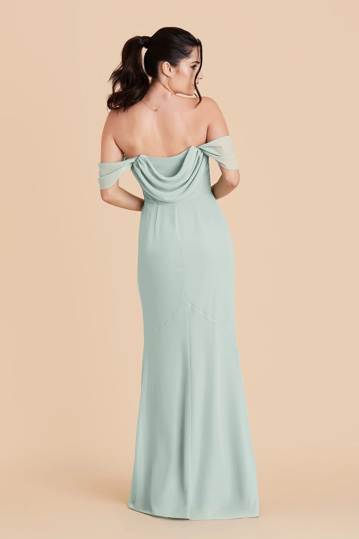 Odessa Mint alternate view 5 bridesmaid dress