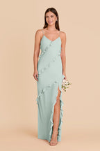 Vivienne Mint alternate view 2 bridesmaid dress