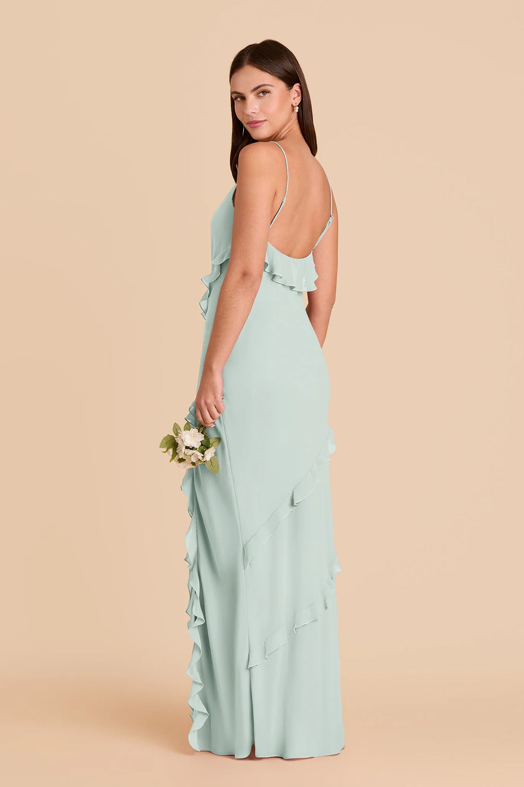 Vivienne Mint alternate view 3 bridesmaid dress