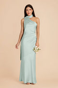 Ariadne Mint front view bridesmaid dress