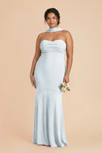 Sienna Mist Blue alternate view 1 bridesmaid dress