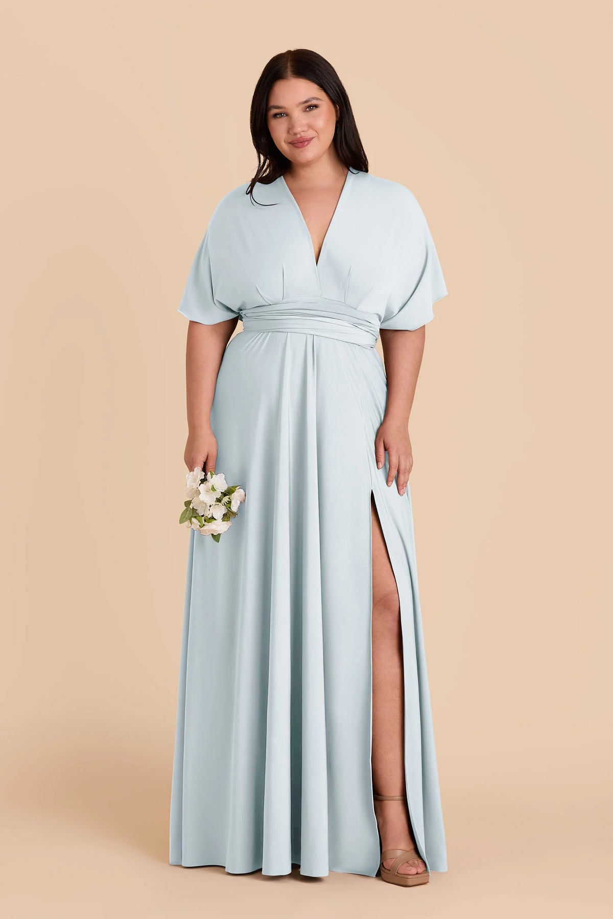Evelina Mist Blue alternate view 1 bridesmaid dress