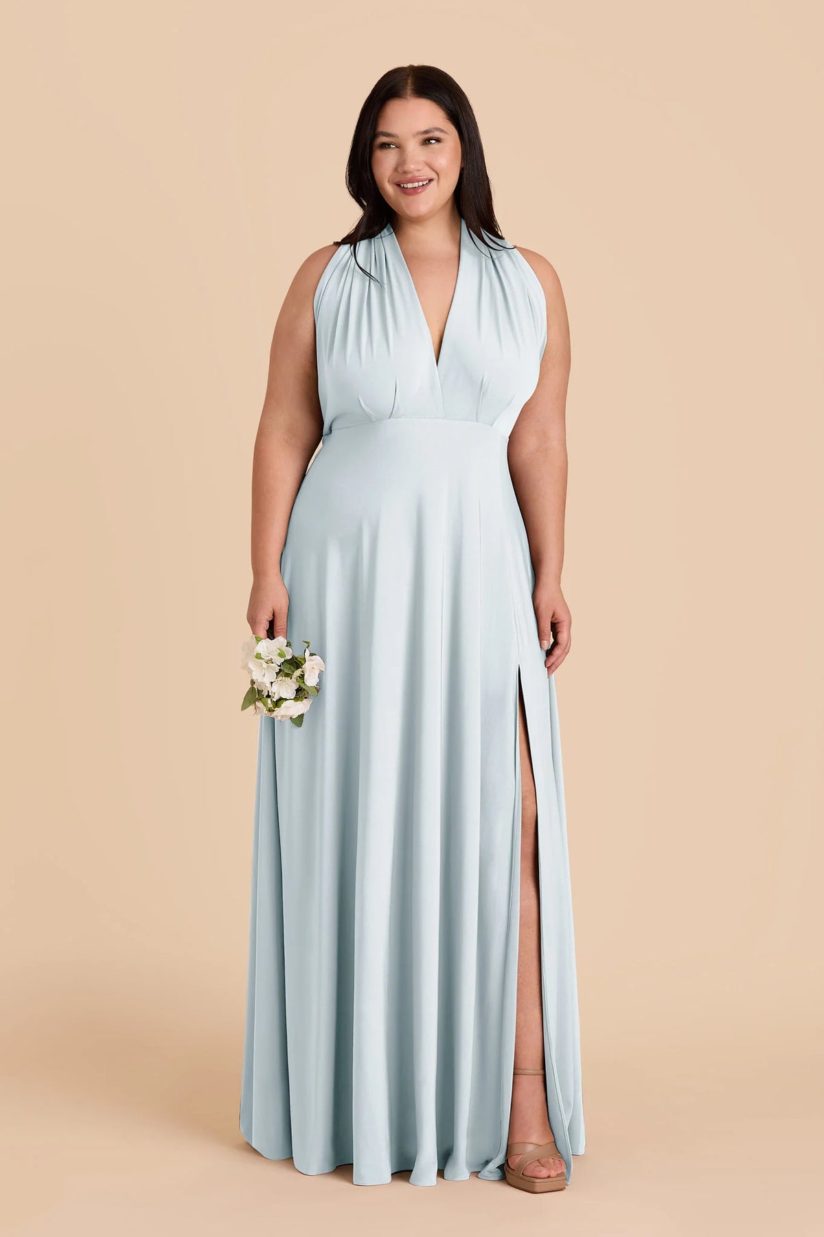 Evelina Mist Blue alternate view 6 bridesmaid dress