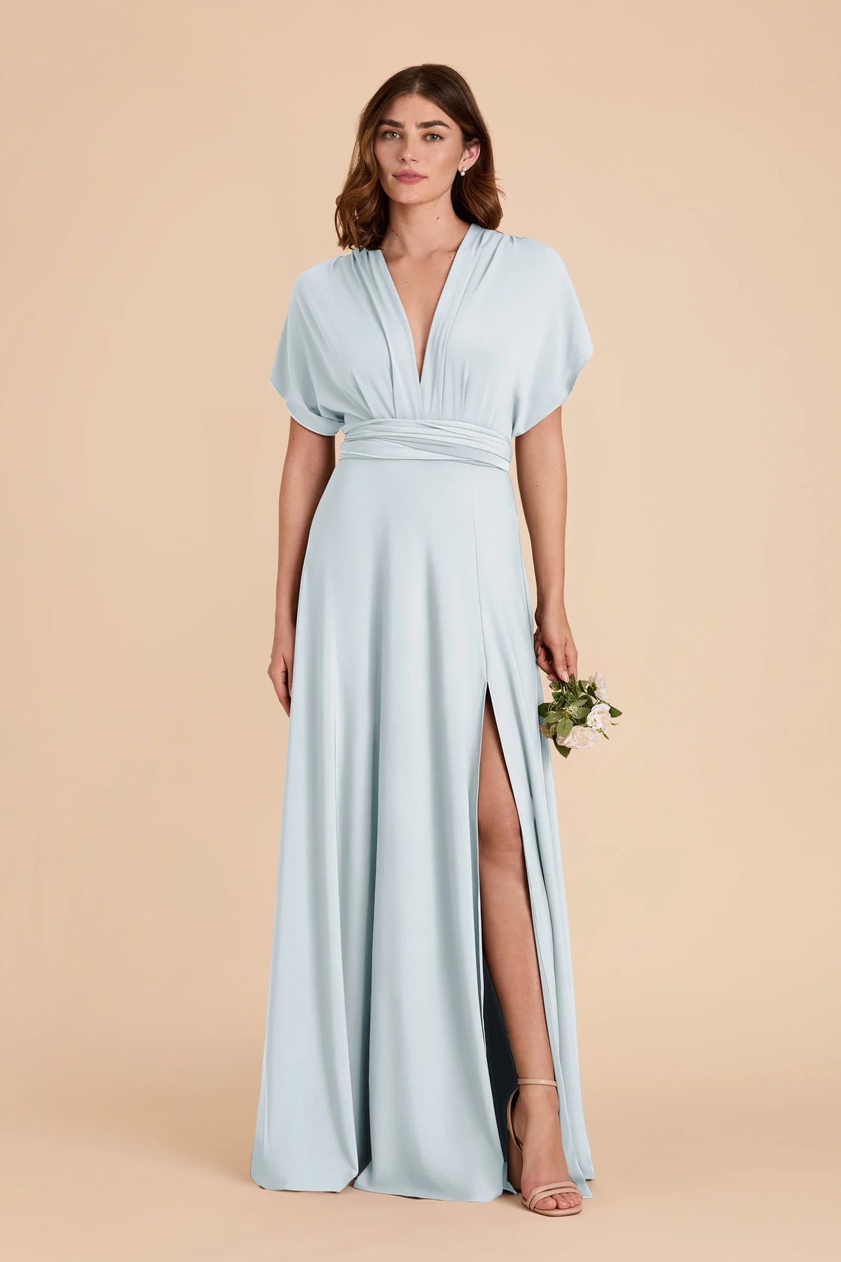 Evelina Mist Blue alternate view 2 bridesmaid dress